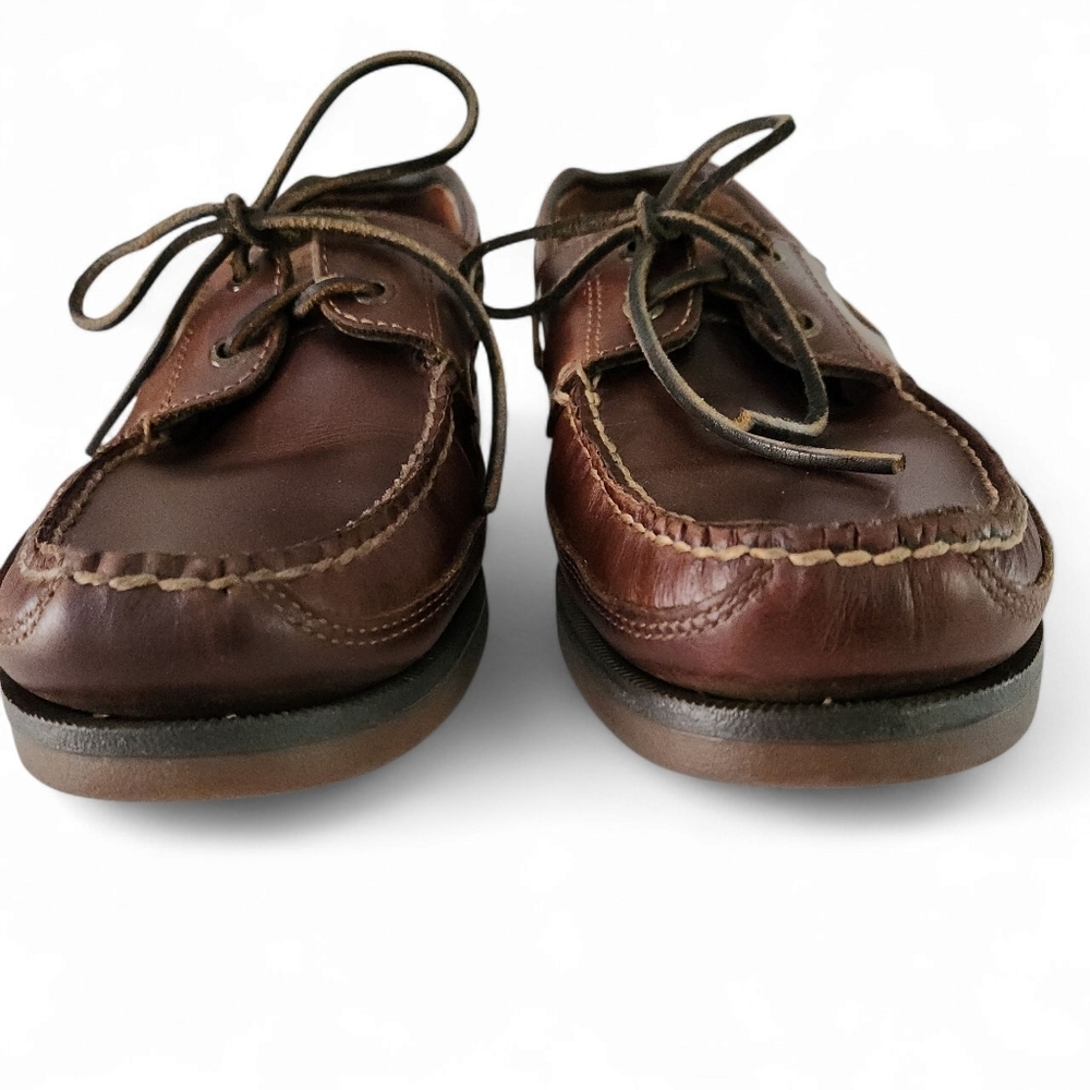 SPERRY Top sider Leather Boat Shoes Brown Size 11m
